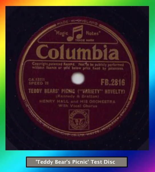 Columbia 'Teddy Bear's Picnic' Disc