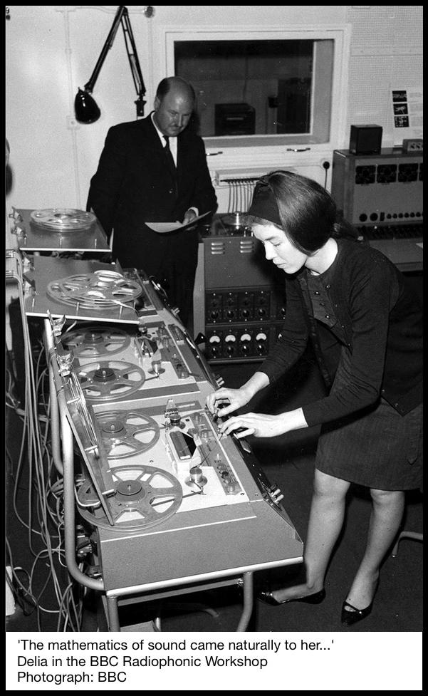 Delia Derbyshire in the Radiophonic Workshop